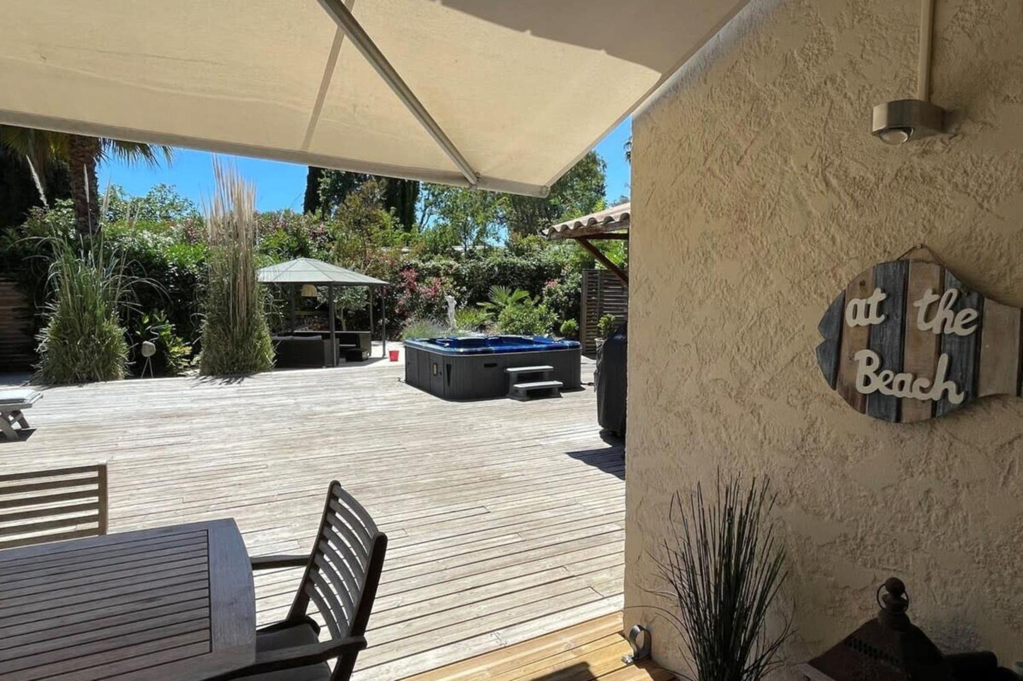 06V - Beautiful Villa With Spa Pool And Tennis Biot Exterior foto